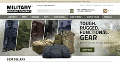 Desktop Screenshot of militaryluggage.com